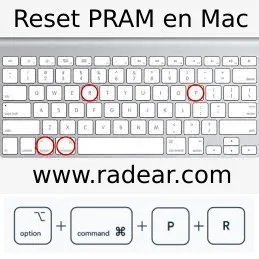¿Cómo reiniciar la PRAM en Mac?