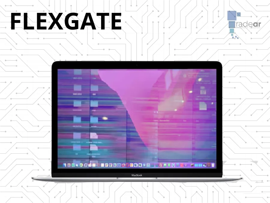 Flexgate - rayas de colores en pantalla MacBook Pro