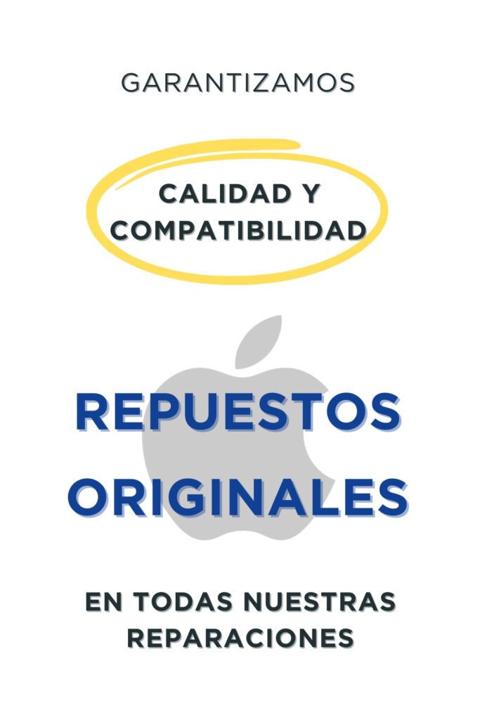 utilizamos repuestos originales de MacBook
