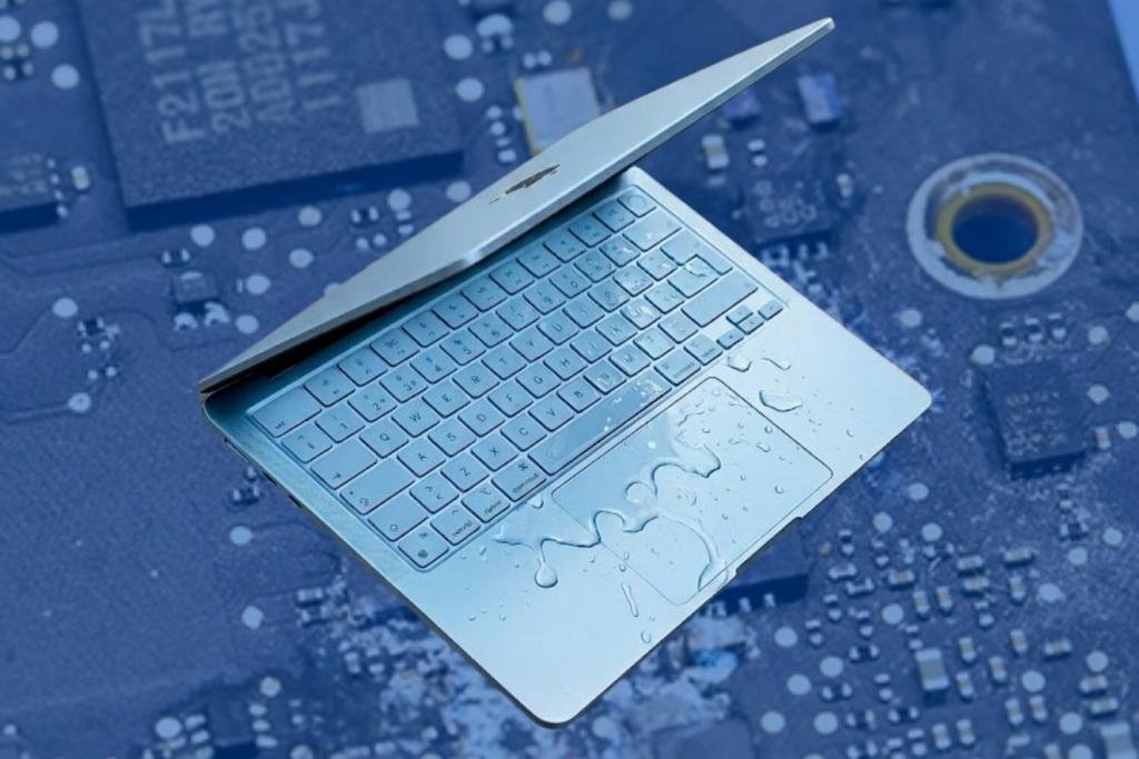 Reparación de daños por líquidos en MacBook e iPhone