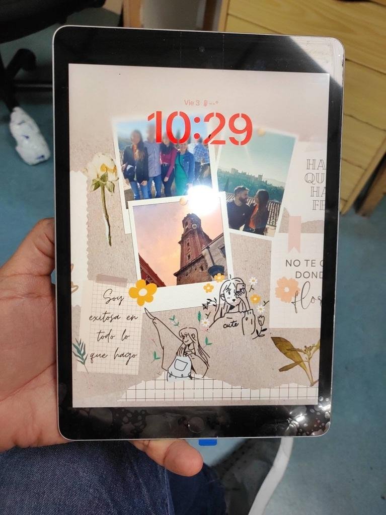iPad funcionando después de reparación de placa