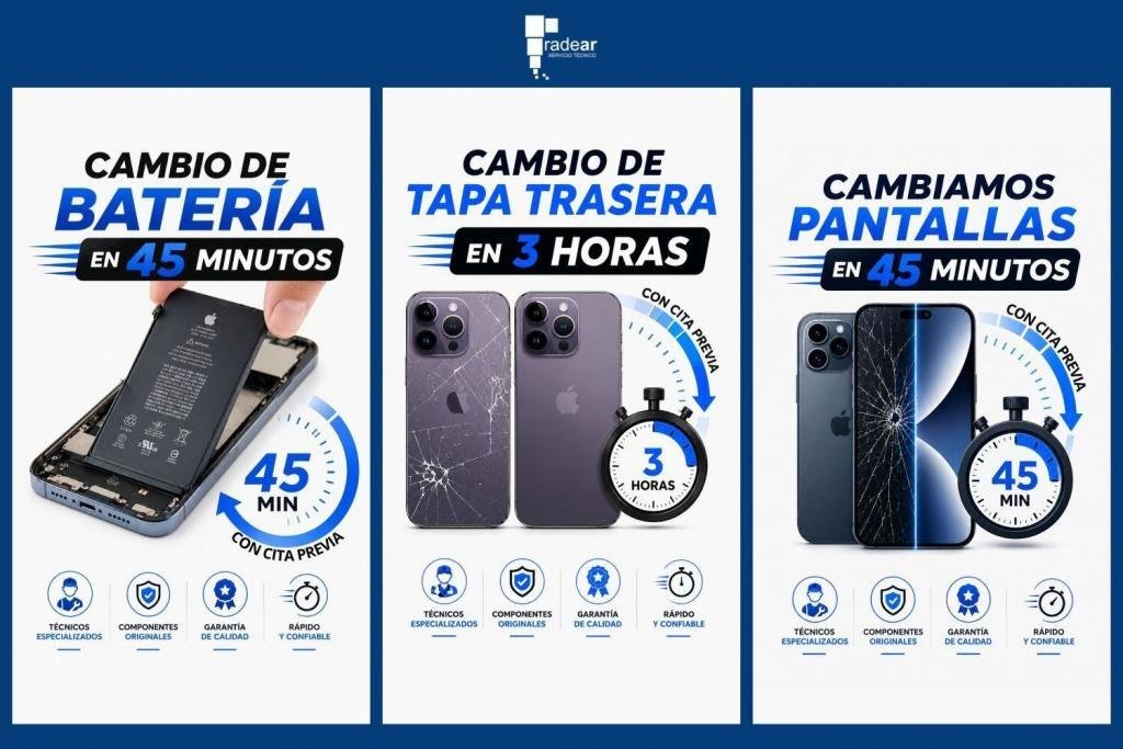 Reparaciones express iPhone