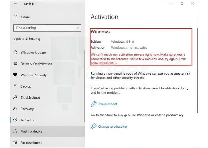 windows sin activar