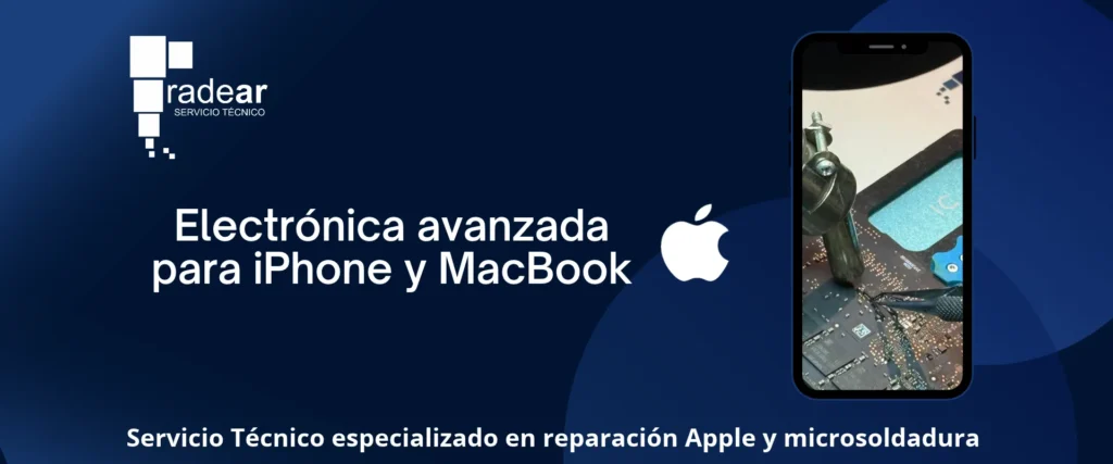 Reparación de MacBook y iPhone en Alicante - electrónica avanzada Radear